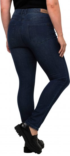 Ulla Popken Stretch Sarah Fit Skinny Jeans Blue Denim - Jeans & Calças Femininas em Tamanhos Grandes – Plus Size - 