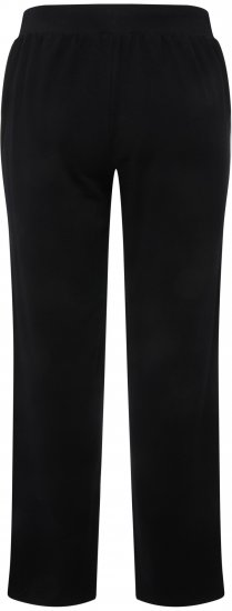 Ulla Popken Side Stripe Adjustable Drawstring Waist Joggers Black - Jeans & Calças Femininas em Tamanhos Grandes – Plus Size - 