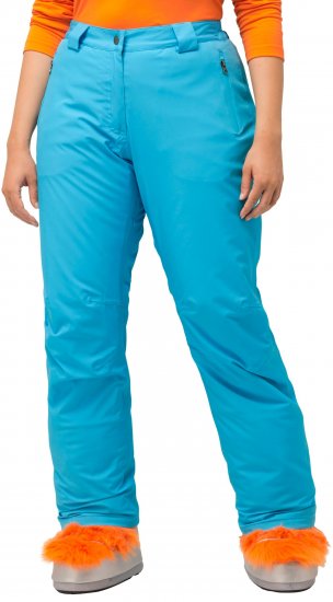 Ulla Popken Thermal Triple-Function Pants Bright Turquoise - Jeans & Calças Femininas em Tamanhos Grandes – Plus Size - 