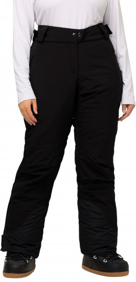 Ulla Popken HYPRAR Triple Function Ski Pants Black - Jeans & Calças Femininas em Tamanhos Grandes – Plus Size - 