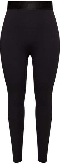 Ulla Popken Lightfit Quick Drying Leggings Black - Jeans & Calças Femininas em Tamanhos Grandes – Plus Size - 