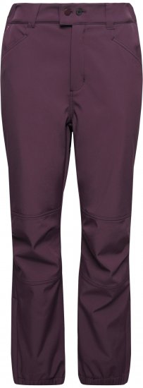 Ulla Popken Softshell Triple Function Fleece Lined Pants Dark Blackberry - Jeans & Calças Femininas em Tamanhos Grandes – Plus Size - 