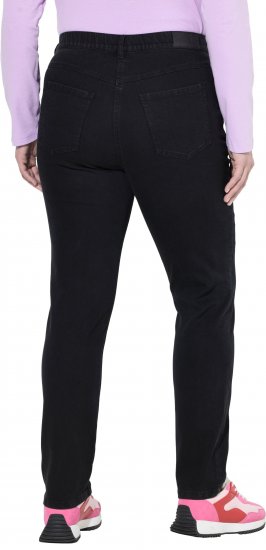 Ulla Popken Stretch Fit Jeans Black - Jeans & Calças Femininas em Tamanhos Grandes – Plus Size - 