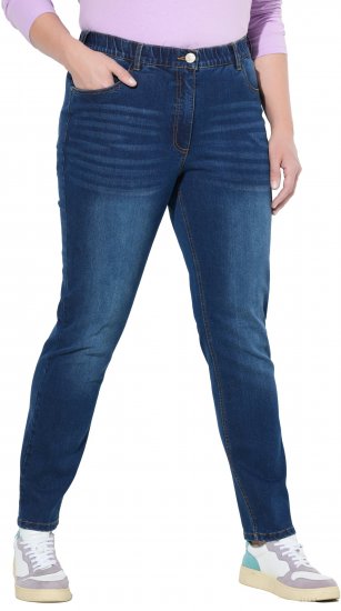 Ulla Popken Stretch Fit Jeans Blue Denim - Jeans & Calças Femininas em Tamanhos Grandes – Plus Size - 