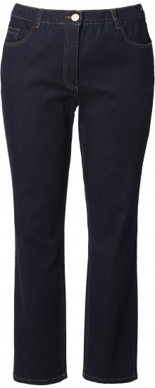 Ulla Popken Stretch Fit Jeans Dark Blue Denim - Jeans & Calças Femininas em Tamanhos Grandes – Plus Size - 