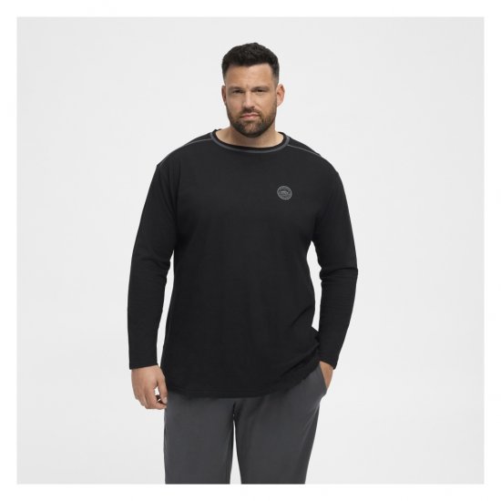 North Latitude Py Jersey O-Neck Long Sleeve Black - T-shirts de manga comprida - T-shirts de manga comprida tamanhos grandes