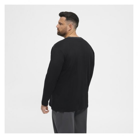 North Latitude Py Jersey O-Neck Long Sleeve Black - T-shirts de manga comprida - T-shirts de manga comprida tamanhos grandes