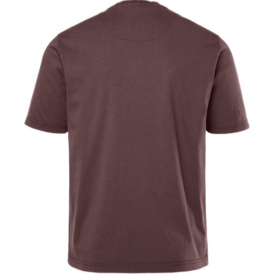 JP1880 T-Shirt Short Sleeve Cabin Mahogany Brown - T-shirts - T-shirts Homem Tamanhos Grandes
