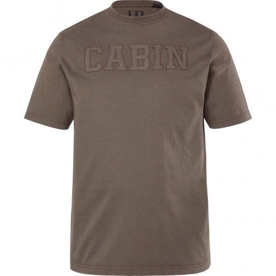 JP1880 T-Shirt Cabin Vintage Mocha - T-shirts - T-shirts Homem Tamanhos Grandes