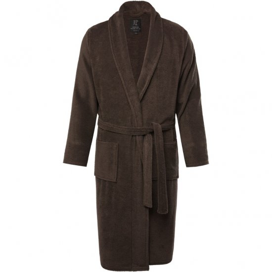JP1880 Bathrobe Extra Soft Terry Cloth Brown - Roupa Interior & natação - Roupa interior Homem Tamanhos Grandes