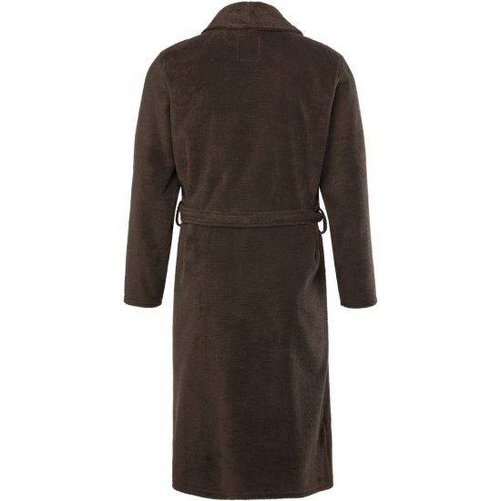 JP1880 Bathrobe Extra Soft Terry Cloth Brown - Roupa Interior & natação - Roupa interior Homem Tamanhos Grandes