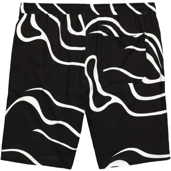 JP1880 Bermuda Shorts Soft Viscose All-over Print Black - Calções - Calções Homem Tamanhos Grandes