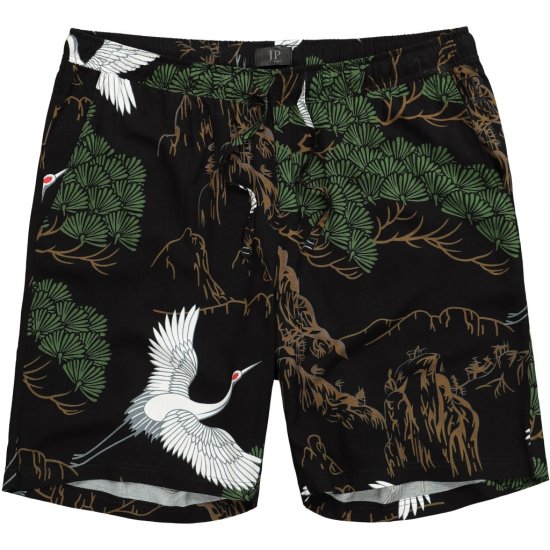 JP1880 Bermuda Shorts All-over Print Black - Calções - Calções Homem Tamanhos Grandes