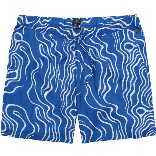JP1880 Bermuda Shorts All-over Print Royal Blue - Calções - Calções Homem Tamanhos Grandes