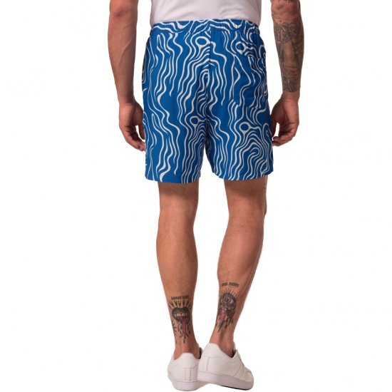 JP1880 Bermuda Shorts All-over Print Royal Blue - Calções - Calções Homem Tamanhos Grandes