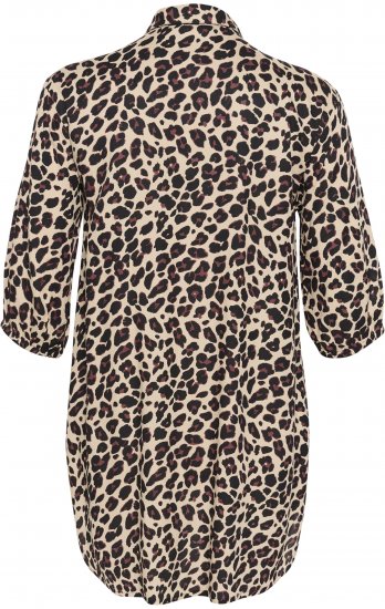 Kaffe Curve Sonna Camisa Com Estampado De Leopardo - Blusas e Túnicas - 