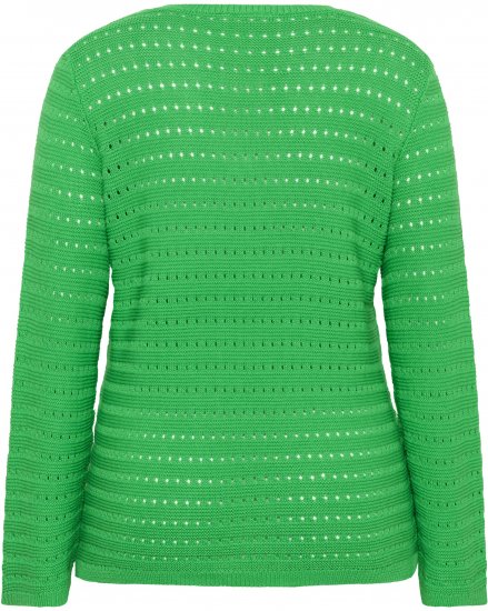 Kaffe Curve Metty Pullover Bright Green - Camisolas de malha - 
