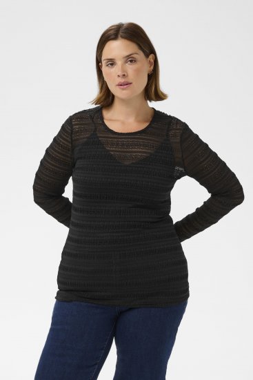 Kaffe Curve Hanna Lace Long Sleeve T-Shirt - Camisetas de manga comprida - 