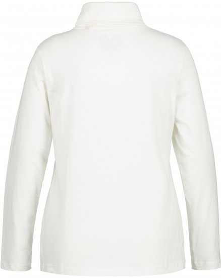 Ulla Popken Basic Long Sleeve Slim Fit Turtleneck Natural - Sweatshirts & hoodies - 