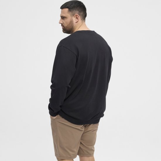 North Latitude Sweatshirt Black TALL - ROUPAS DE HOMEM MT-6XLT - Tamanhos-Tall Homem