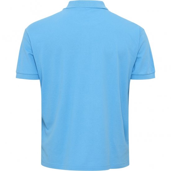 North Latitude Polo Pique Short Sleeve Turquoise - Pólos - Pólos Tamanhos Grandes Homem