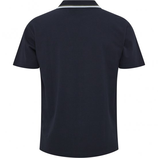 North Latitude Polo Pique V-Neck Navy - Pólos - Pólos Tamanhos Grandes Homem