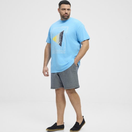 North Latitude T-Shirt Printed Turquoise - T-shirts - T-shirts Homem Tamanhos Grandes