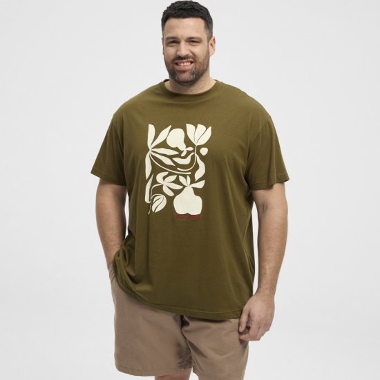 North Latitude T-Shirt Lazy Days Green - T-shirts - T-shirts Homem Tamanhos Grandes