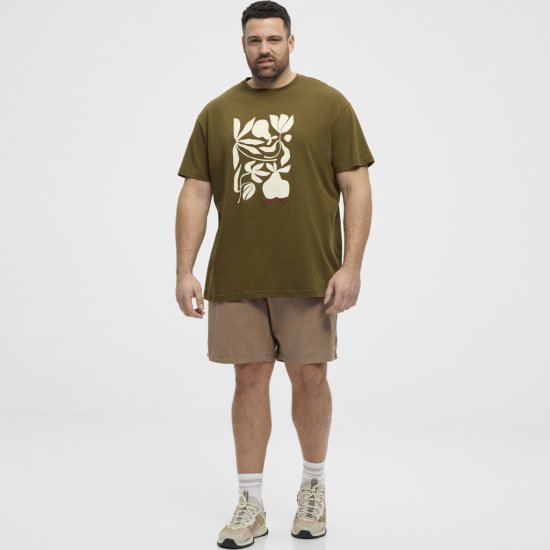 North Latitude T-Shirt Lazy Days Green - T-shirts - T-shirts Homem Tamanhos Grandes