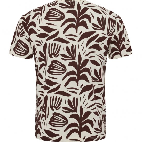 North Latitude T-Shirt Printed Allover Bordeaux - T-shirts - T-shirts Homem Tamanhos Grandes