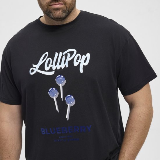 North Latitude T-Shirt Lollipop Black - T-shirts - T-shirts Homem Tamanhos Grandes