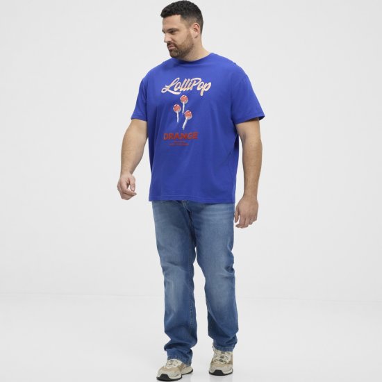 North Latitude T-Shirt Lollipop Blue - T-shirts - T-shirts Homem Tamanhos Grandes