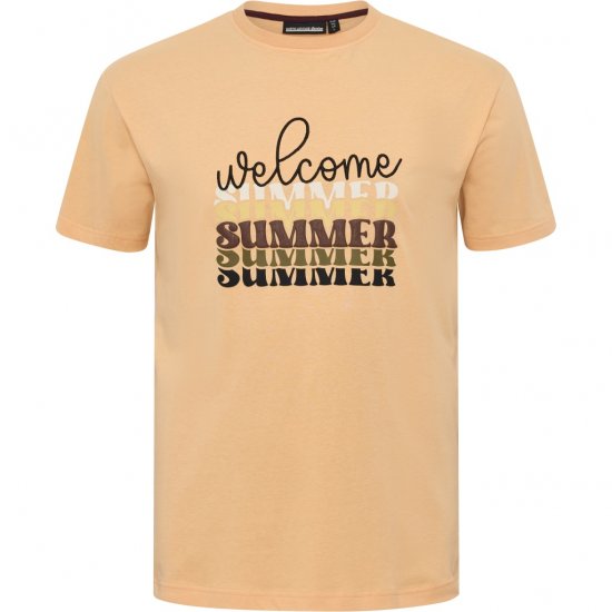 North Latitude T-Shirt Summer Peach - T-shirts - T-shirts Homem Tamanhos Grandes