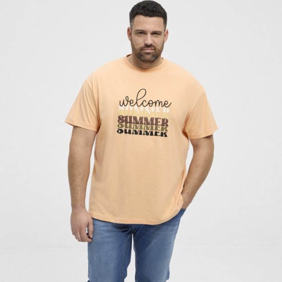 North Latitude T-Shirt Summer Peach - T-shirts - T-shirts Homem Tamanhos Grandes