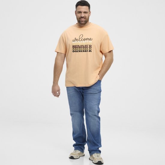 North Latitude T-Shirt Summer Peach - T-shirts - T-shirts Homem Tamanhos Grandes