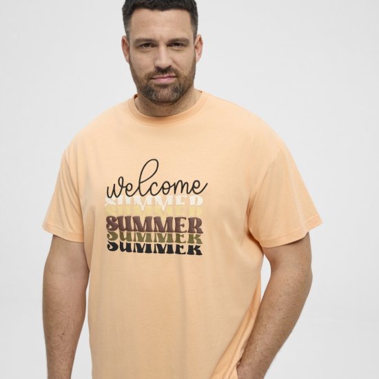 North Latitude T-Shirt Summer Peach - T-shirts - T-shirts Homem Tamanhos Grandes