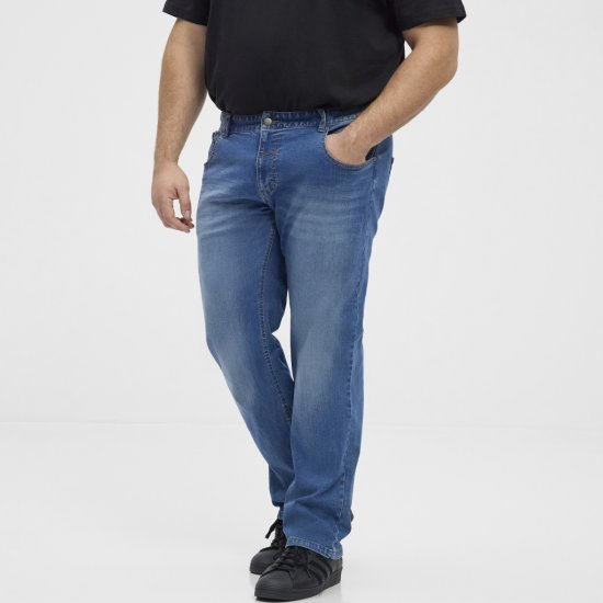 North Latitude Jeans Ringo Denim Blue - Jeans & calças - Jeans & Calças Tamanhos Grandes Homem