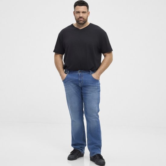 North Latitude Jeans Ringo Denim Blue - Jeans & calças - Jeans & Calças Tamanhos Grandes Homem