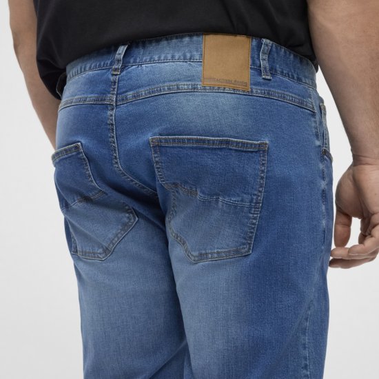North Latitude Jeans Ringo Denim Blue - Jeans & calças - Jeans & Calças Tamanhos Grandes Homem