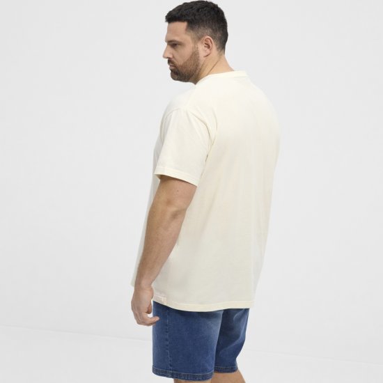 North Latitude T-Shirt Eggplant Off-White - T-shirts - T-shirts Homem Tamanhos Grandes