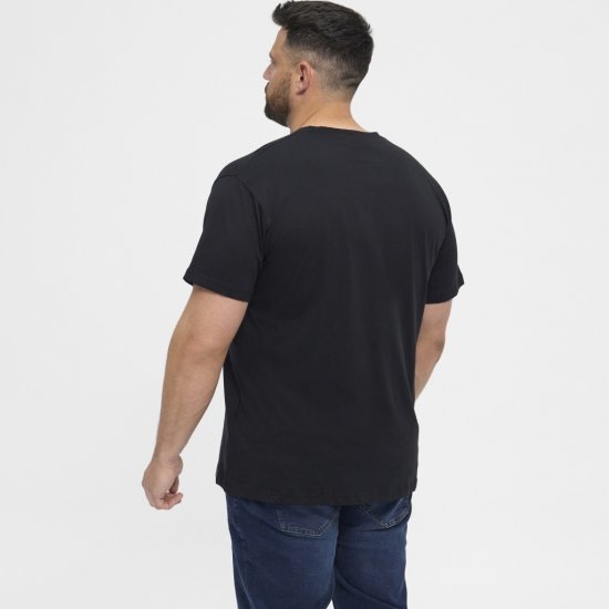 North Latitude T-Shirt 2-Pack Black - T-shirts - T-shirts Homem Tamanhos Grandes