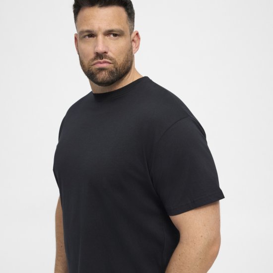 North Latitude T-Shirt 2-Pack Black - T-shirts - T-shirts Homem Tamanhos Grandes