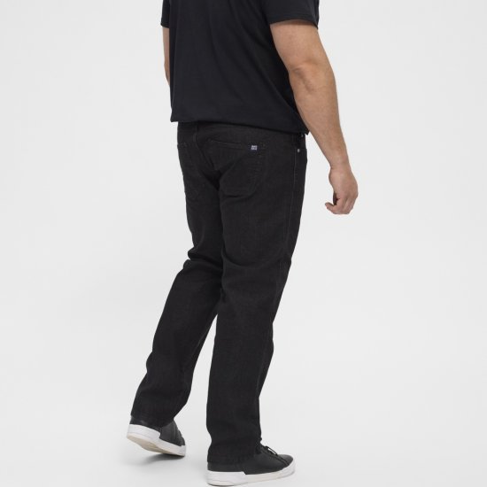 North Latitude Jeans Mick Black Stone Wash - Jeans & calças - Jeans & Calças Tamanhos Grandes Homem