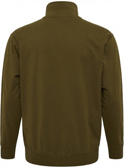 North Latitude Sweatshirt Half-Zip Green - Sweatshirts & hoodies - Sweatshirt & Camisolas com Capuz tamanhos grandes