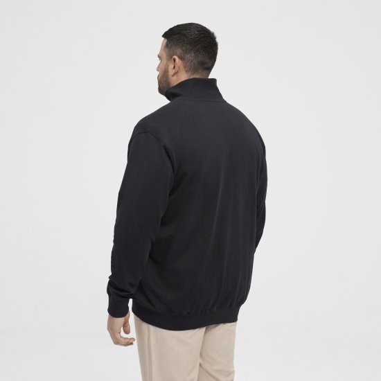 North Latitude Sweatshirt Cardigan Black - Sweatshirts & hoodies - Sweatshirt & Camisolas com Capuz tamanhos grandes