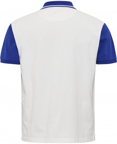 North Latitude Polo Short Sleeve Blue And White TALL - ROUPAS DE HOMEM MT-6XLT - Tamanhos-Tall Homem