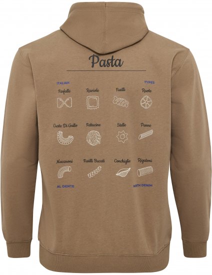 North Latitude Hoodie with Zipper Dark Sand - Sweatshirts & hoodies - Sweatshirt & Camisolas com Capuz tamanhos grandes