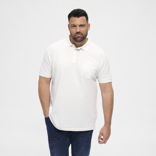 North Latitude Polo Short Sleeve White - Pólos - Pólos Tamanhos Grandes Homem