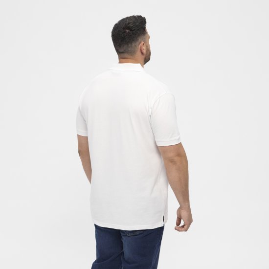 North Latitude Polo Short Sleeve White - Pólos - Pólos Tamanhos Grandes Homem