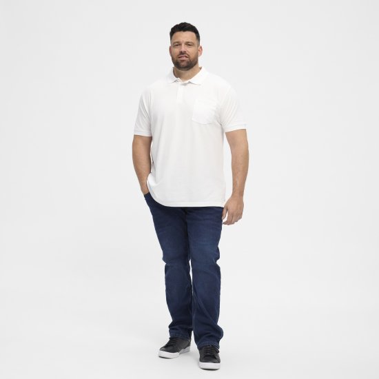 North Latitude Polo Short Sleeve White - Pólos - Pólos Tamanhos Grandes Homem